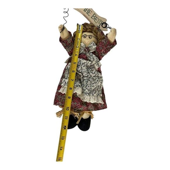 Main Joy Limited Doll Grandma’s The Best Hanging Apron Floral Dress And Apron - Picture 6 of 6